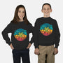 Aquatic Rainbow-youth crew neck sweatshirt-Waynem