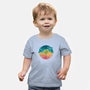 Aquatic Rainbow-baby basic tee-Waynem
