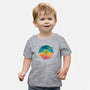 Aquatic Rainbow-baby basic tee-Waynem