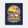 Arcade Wizardry-none stretched canvas-artlahdesigns