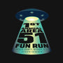 Area 51 Fun Run-none fleece blanket-mannypdesign