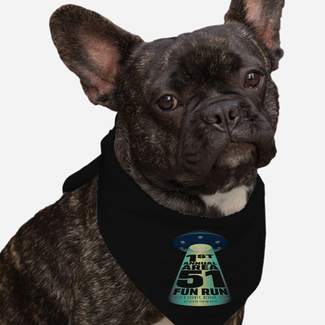 Area 51 Fun Run-dog bandana pet collar-mannypdesign