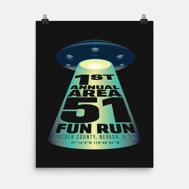 Area 51 Fun Run-none matte poster-mannypdesign
