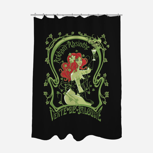 Arkham Absinthe-none polyester shower curtain-Nemons
