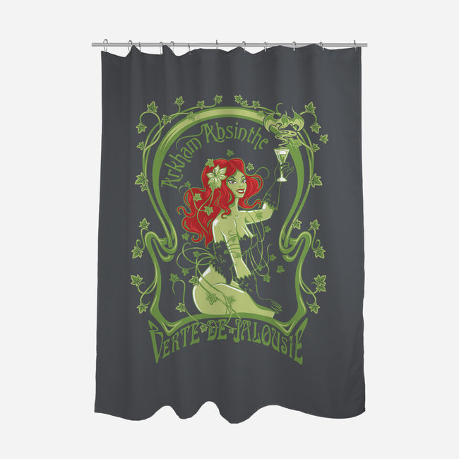 Arkham Absinthe-none polyester shower curtain-Nemons