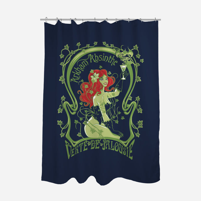 Arkham Absinthe-none polyester shower curtain-Nemons