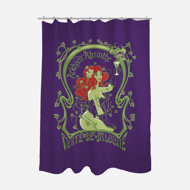 Arkham Absinthe-none polyester shower curtain-Nemons