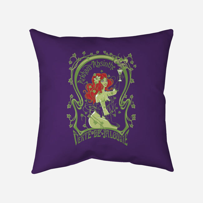 Arkham Absinthe-none removable cover throw pillow-Nemons
