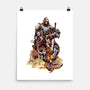 Arya and the Hound-none matte poster-Matias Bergara