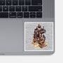 Arya and the Hound-none glossy sticker-Matias Bergara