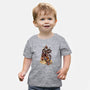 Arya and the Hound-baby basic tee-Matias Bergara