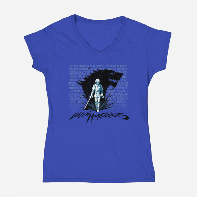Arya's List-womens v-neck tee-idriu95