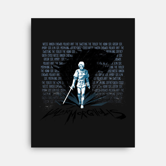 Arya's List-none stretched canvas-idriu95