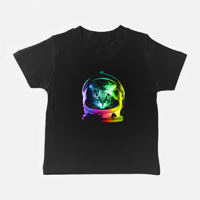 Astronaut Cat-baby basic tee-clingcling