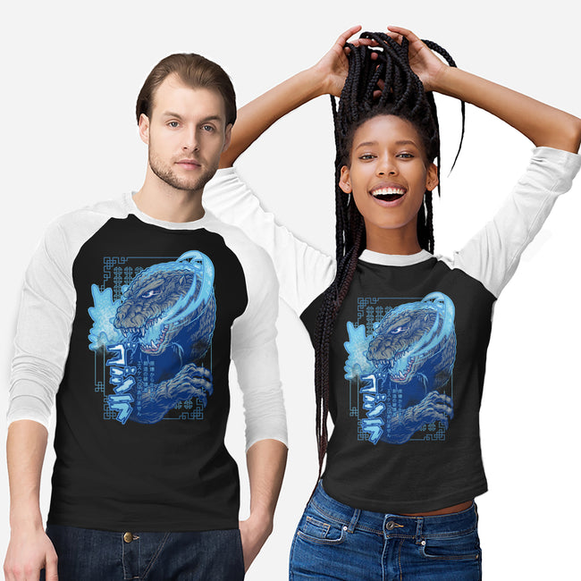 Atomic Fire Born-unisex baseball tee-cs3ink