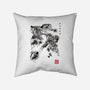 Attack of the Space Pirates Sumi-e-none removable cover throw pillow-DrMonekers