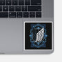 Attack on Art Deco-none glossy sticker-ChocolateRaisinFury