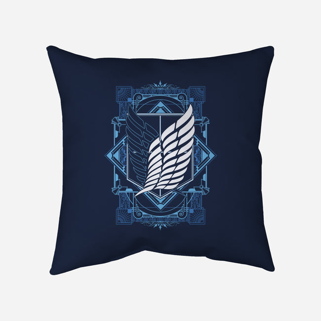 Attack on Art Deco-none removable cover w insert throw pillow-ChocolateRaisinFury