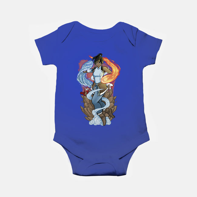 Avatar of the Water Tribe-baby basic onesie-TrulyEpic