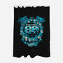 Awesome 80s-none polyester shower curtain-Letter_Q