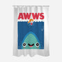 Awws-none polyester shower curtain-dinomike