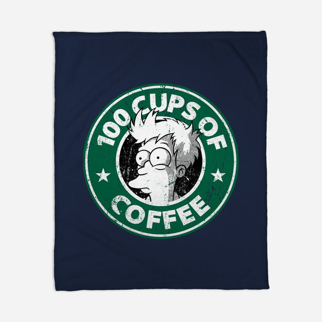 100 Cups of Coffee-none fleece blanket-Barbadifuoco