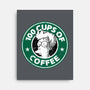 100 Cups of Coffee-none stretched canvas-Barbadifuoco