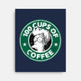 100 Cups of Coffee-none stretched canvas-Barbadifuoco