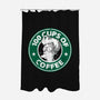 100 Cups of Coffee-none polyester shower curtain-Barbadifuoco