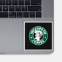 100 Cups of Coffee-none glossy sticker-Barbadifuoco