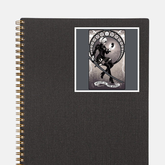 2B Or Not 2B-none glossy sticker-jmcg