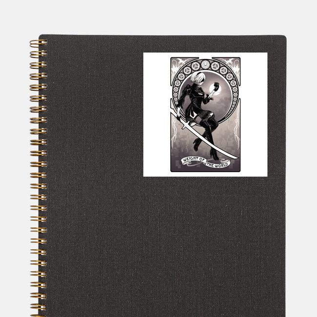 2B Or Not 2B-none glossy sticker-jmcg