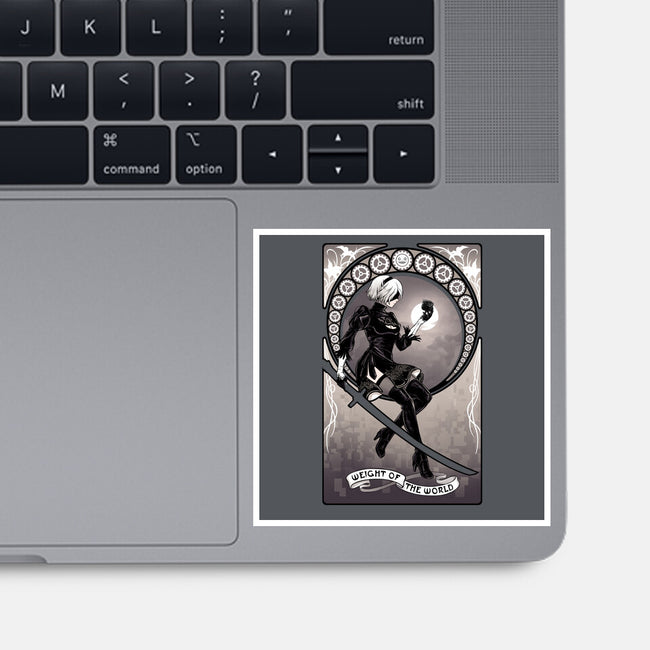 2B Or Not 2B-none glossy sticker-jmcg