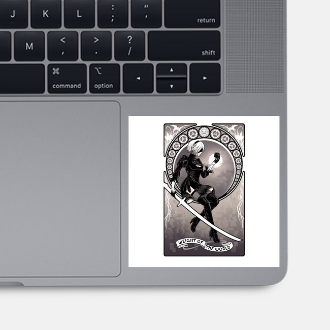 2B Or Not 2B-none glossy sticker-jmcg