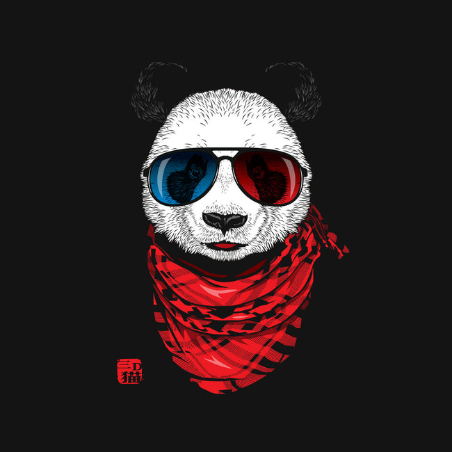 3D Panda-none fleece blanket-jun087