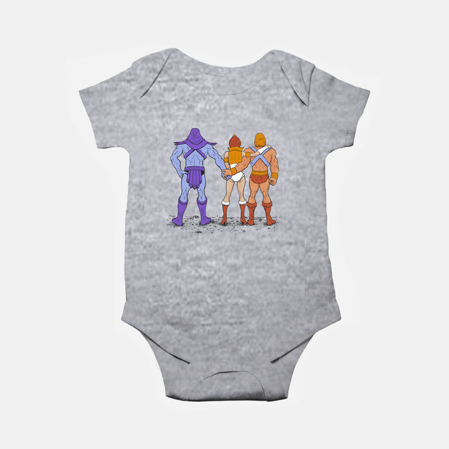 50 Shades Of Grayskull-baby basic onesie-Madkobra