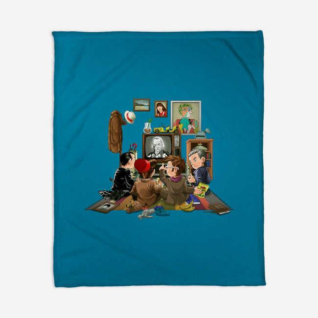 50 Years of the Doctor-none fleece blanket-saqman