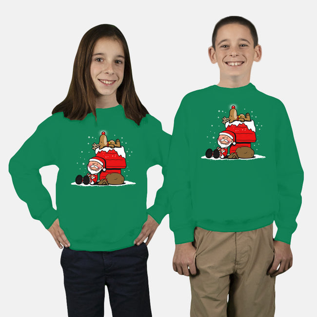 Christmas Nuts-youth crew neck sweatshirt-Boggs Nicolas