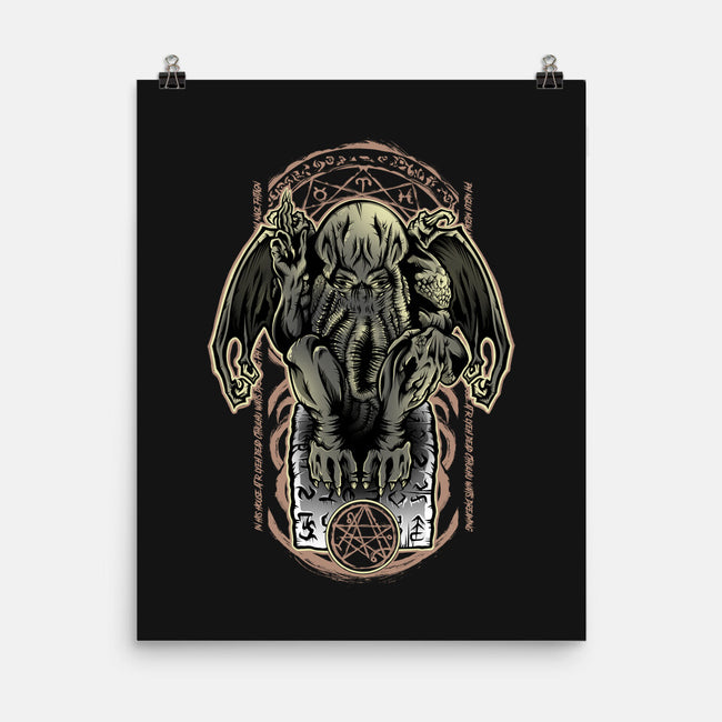 Church of the Great Old One-none matte poster-Fearcheck