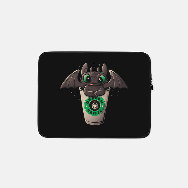 Dragon Coffee-none zippered laptop sleeve-eduely