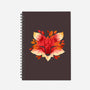 Fox of Leaves-none dot grid notebook-NemiMakeit