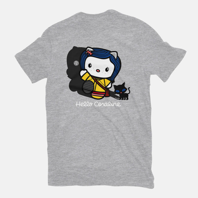 Hello Coraline-unisex basic tee-Boggs Nicolas