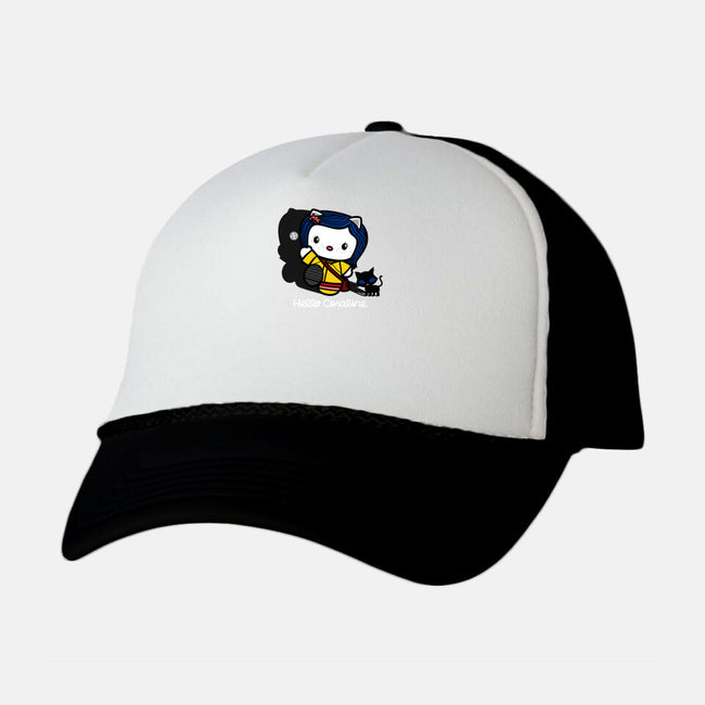 Hello Coraline-unisex trucker hat-Boggs Nicolas