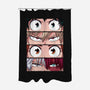 Hero Eyes-none polyester shower curtain-danielmorris1993