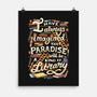 Library is Paradise-none matte poster-risarodil