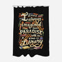 Library is Paradise-none polyester shower curtain-risarodil