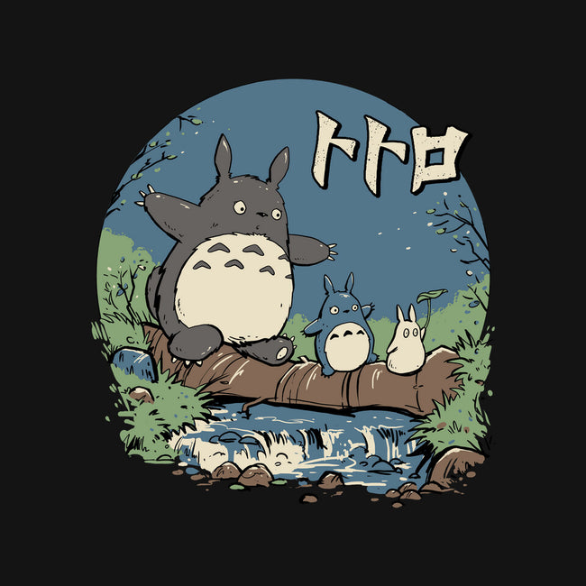 Neighbors in the Woods-none fleece blanket-vp021