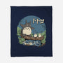 Neighbors in the Woods-none fleece blanket-vp021