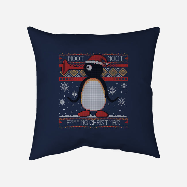 Noot Christmas-none removable cover w insert throw pillow-xMorfina