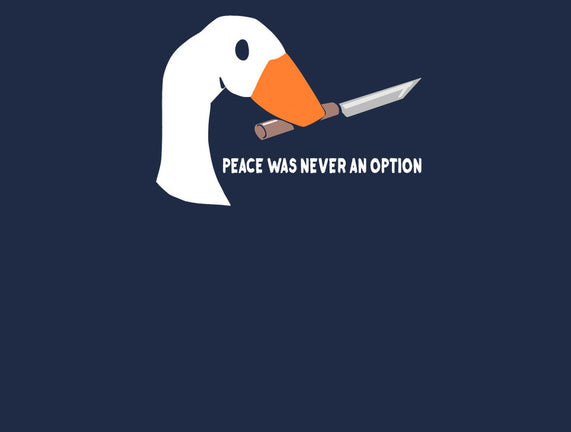 Peace Was Never an Option